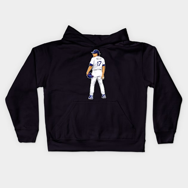 Joe Kelly #17 Pitches Kids Hoodie by RunAndGow